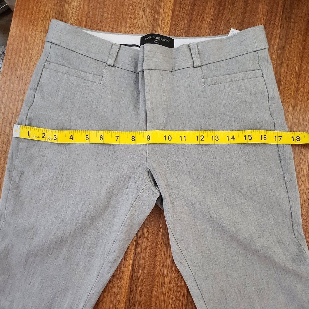 Banana Republic Women's Gray Trousers Sz 4 - Picture 8 of 14